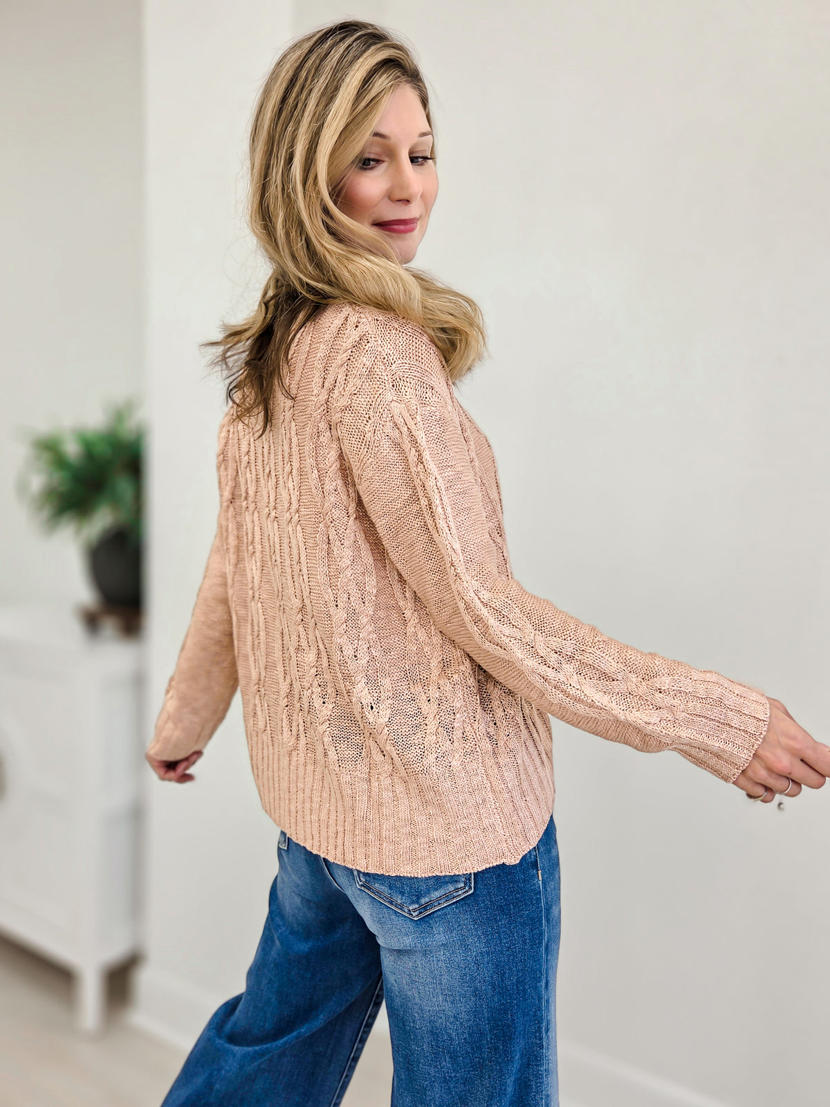 Textured Knit Sweater