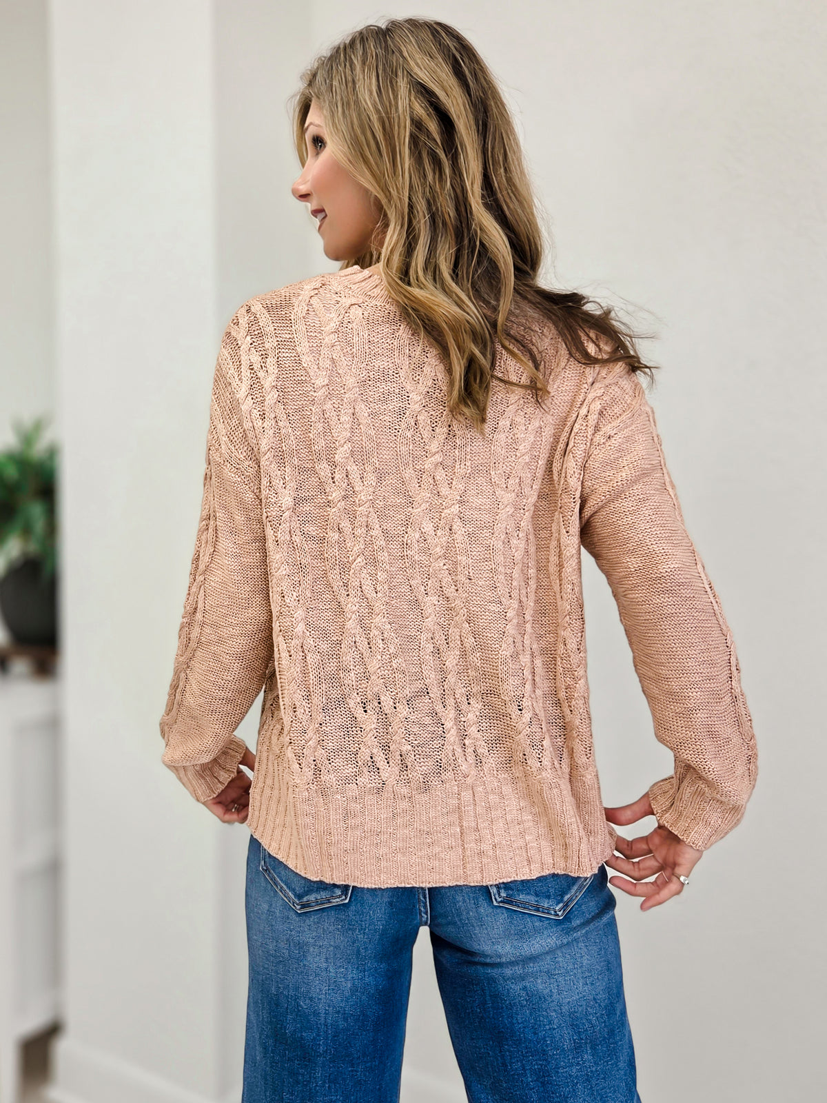 Textured Knit Sweater