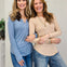 Soft Ribbed Long Sleeve Henley Top