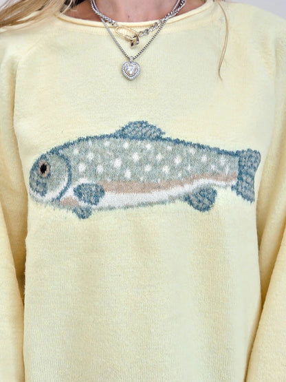 Hooked On You Fish Sweater