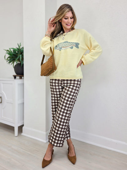 Hooked On You Fish Sweater
