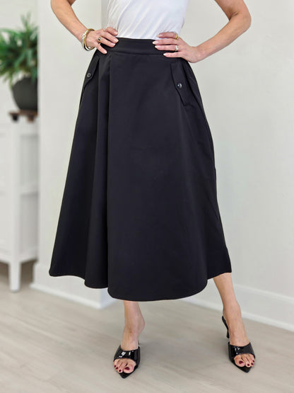 Sandy Poplin Wide Leg Pants