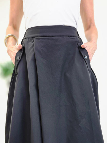Sandy Poplin Wide Leg Pants