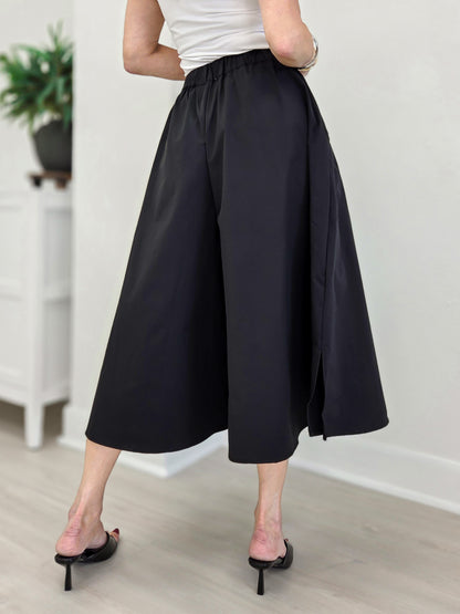 Sandy Poplin Wide Leg Pants