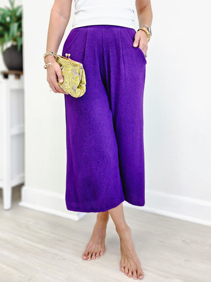 Casual All Day Brushed Rib Pants
