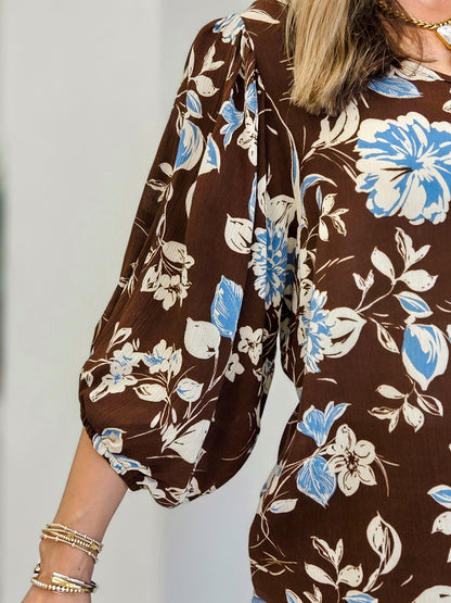 Blooming Belle V Neck Blouse