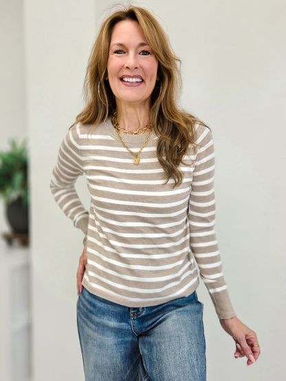 Easy Does It Striped Sweater