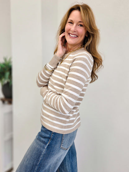 Easy Does It Striped Sweater