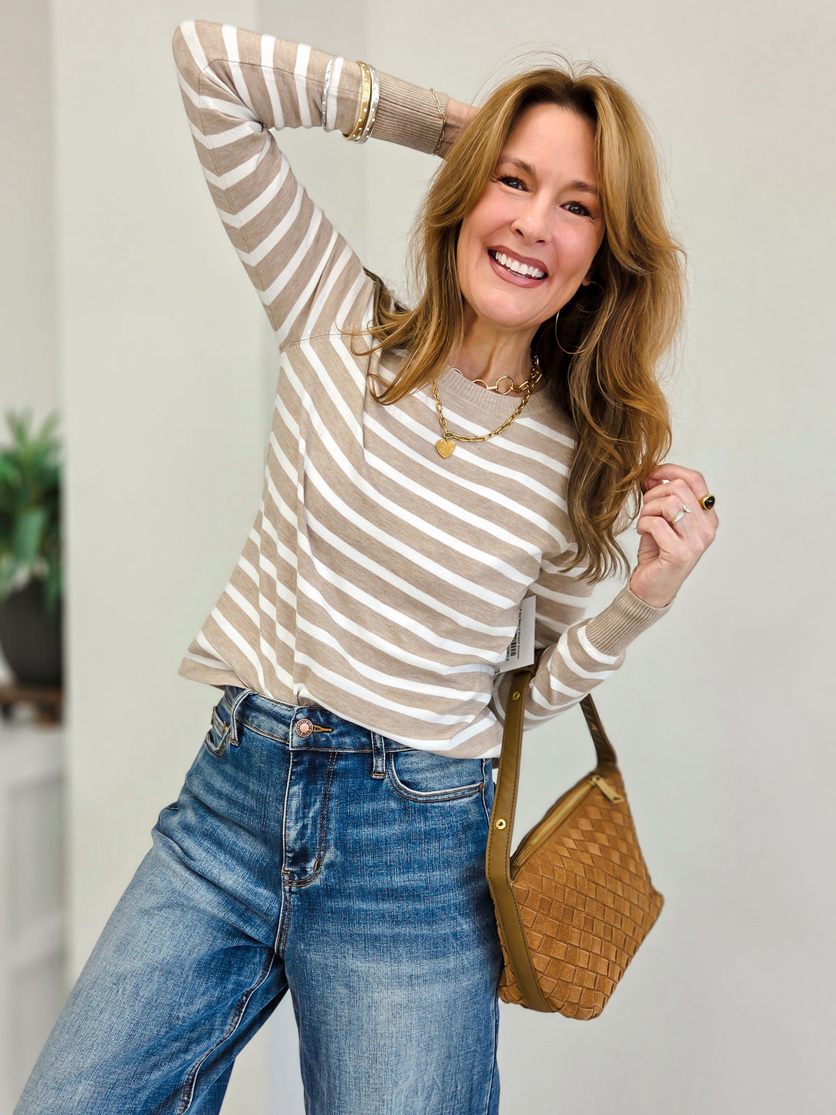 Easy Does It Striped Sweater