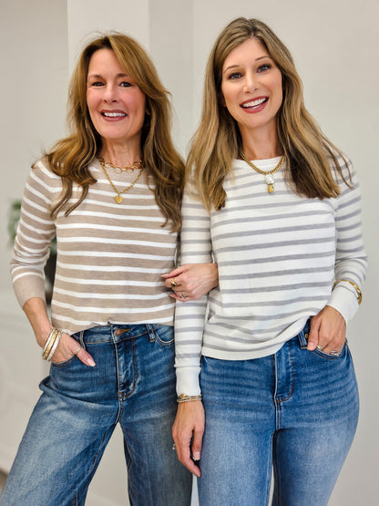 Easy Does It Striped Sweater