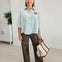Long Sleeve Embroidered Pumpkin Top
