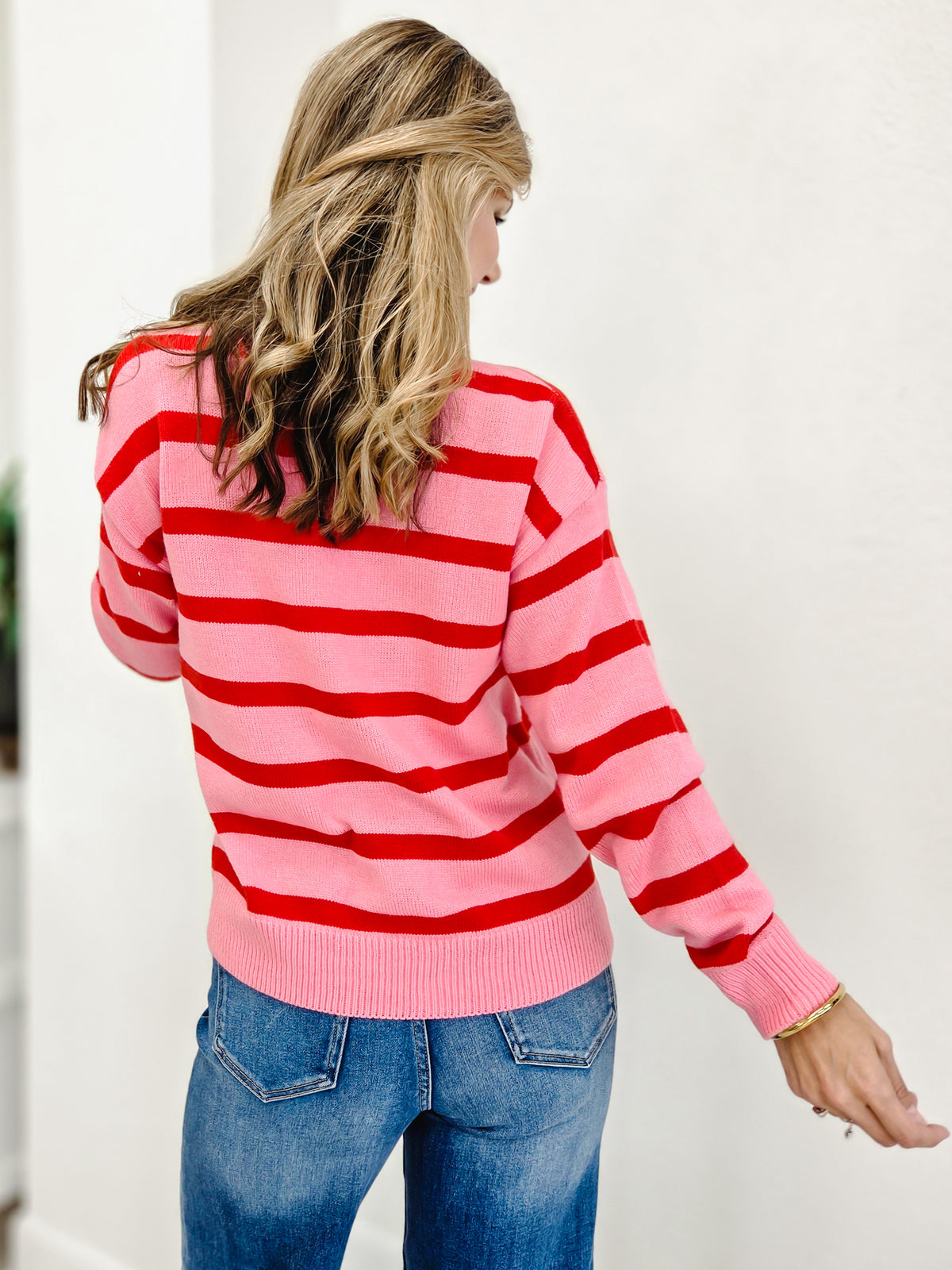 MERRY Holiday Striped Sweater