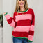 Cozy Christmas Stripe Sweater