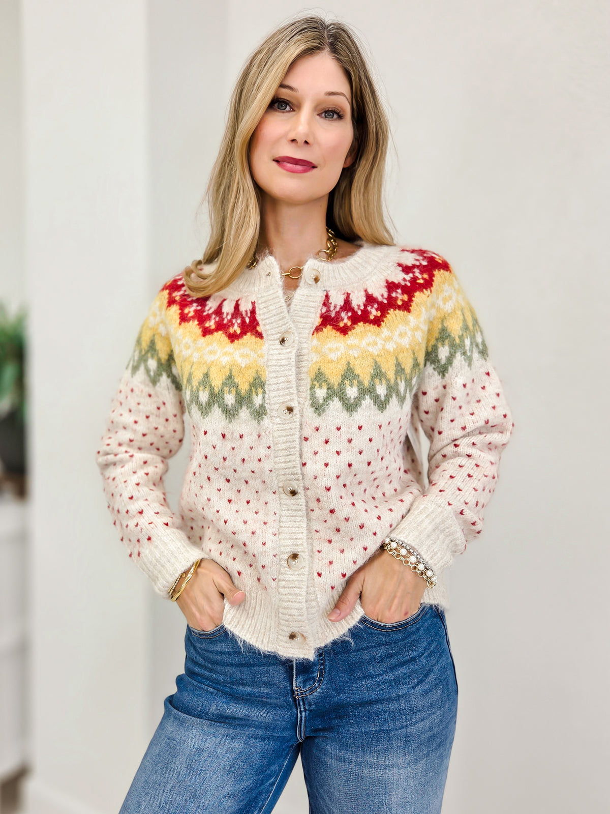 Whimsical Christmas Cardigan
