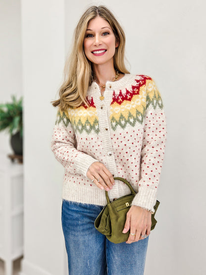 Whimsical Christmas Cardigan