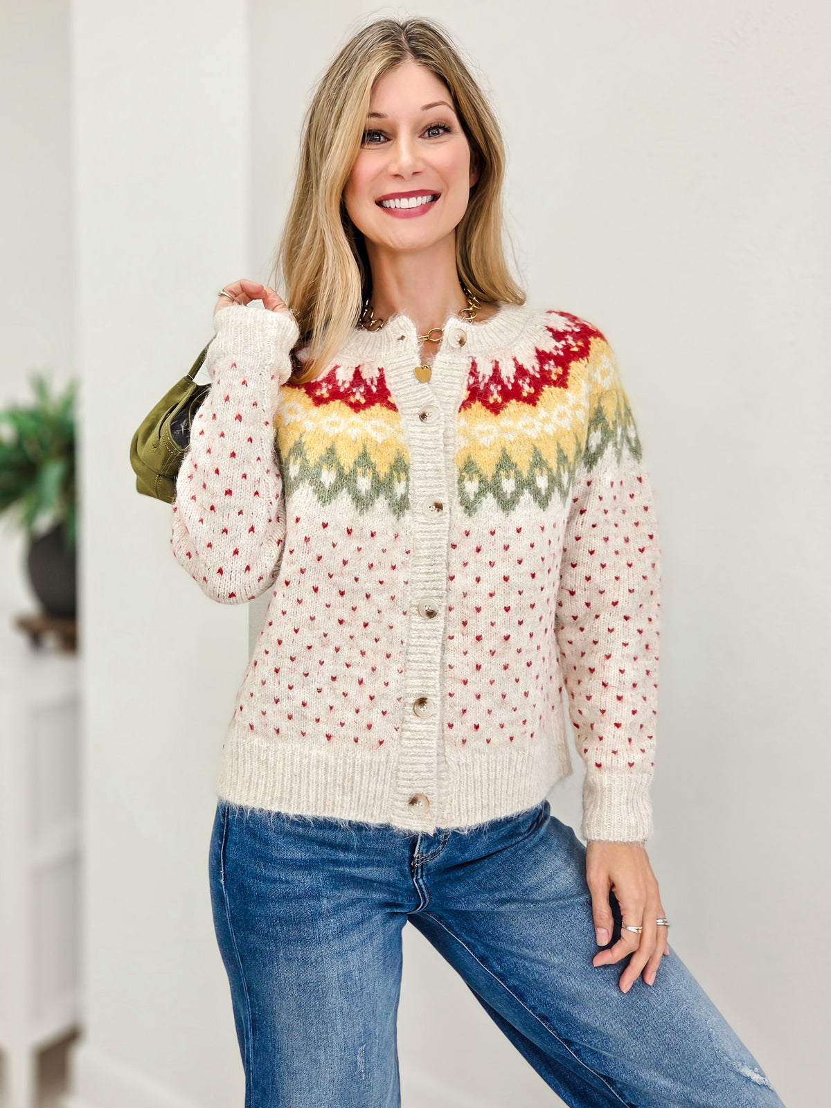 Whimsical Christmas Cardigan