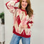 Candy Cane Argyle Sweater