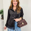 Satin Loose Fit Blouse With Lace Trim Detail