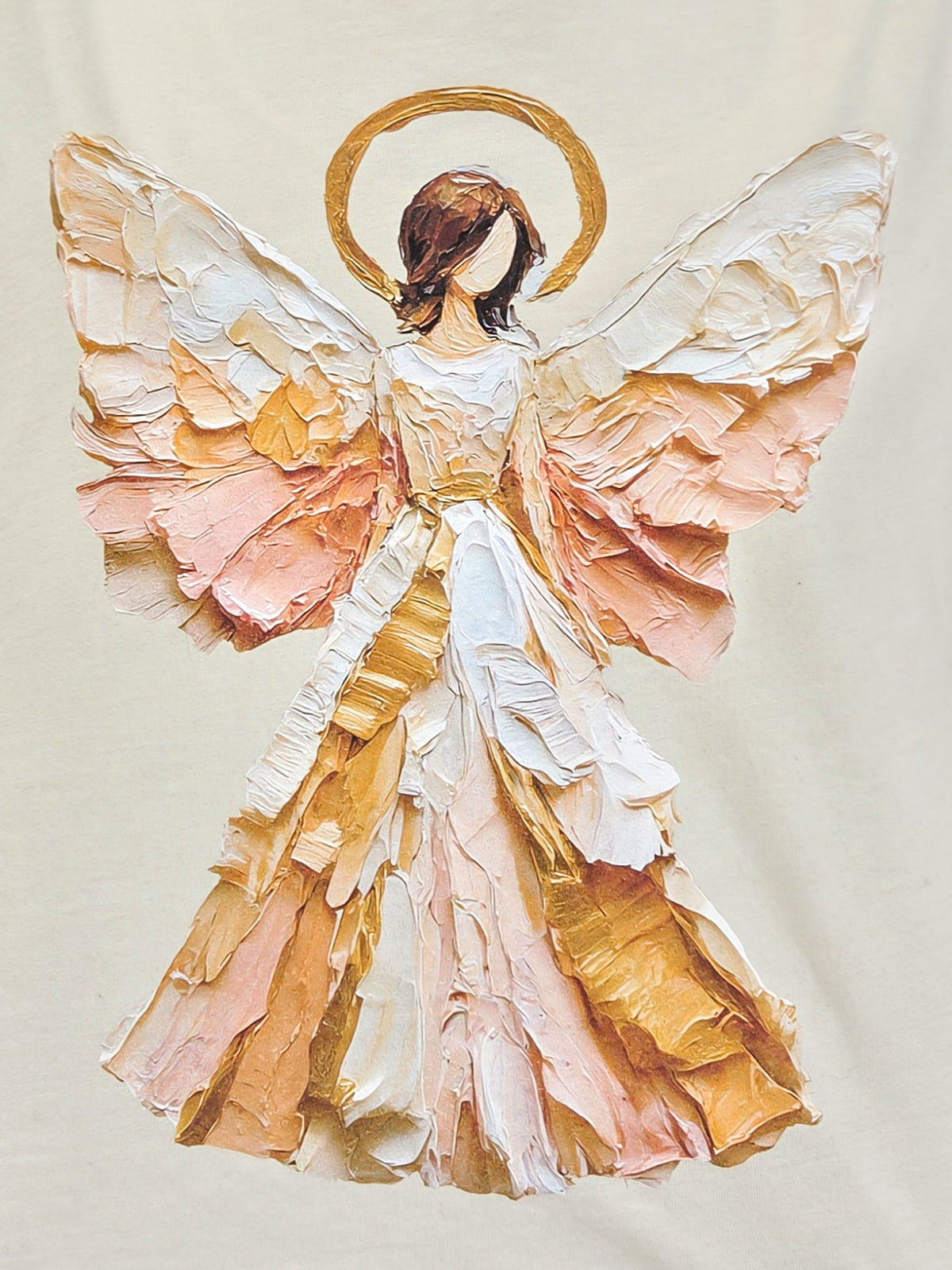 Painted Christmas Angel Graphic Tee