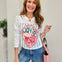 Joy To The World Preppy Long Sleeve Graphic Tee