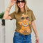 Glamorous Gingerbread Man Graphic Tee