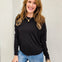 Long Story Short Wide Rib Knit Pullover Top