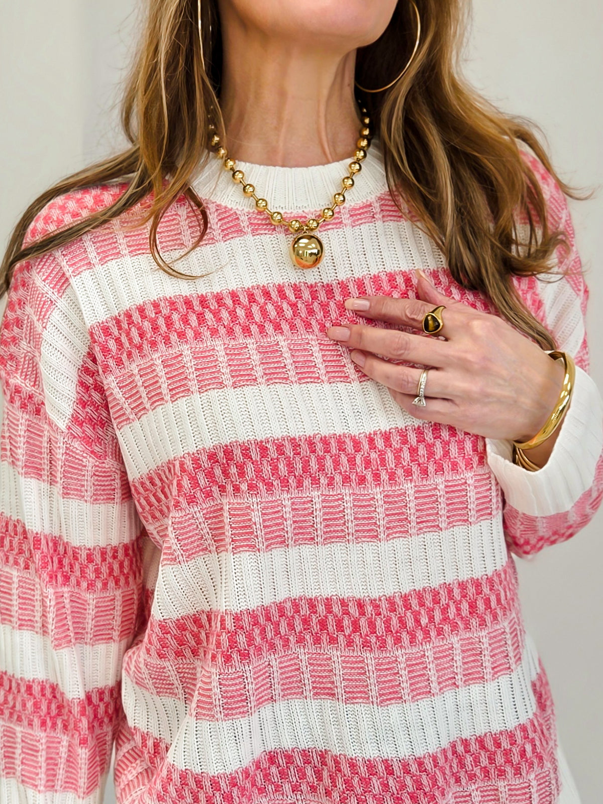 Simply Smitten Striped Sweater
