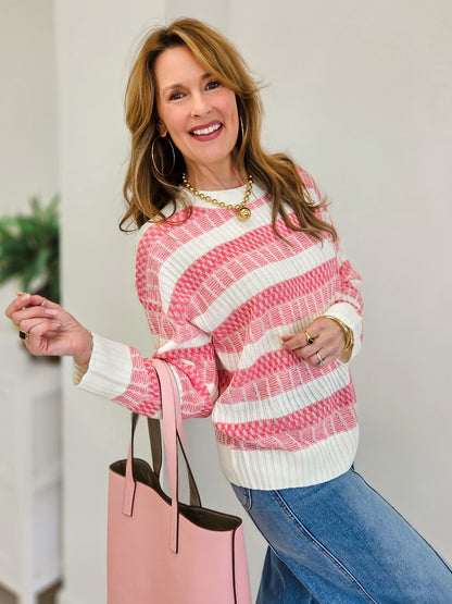 Simply Smitten Striped Sweater