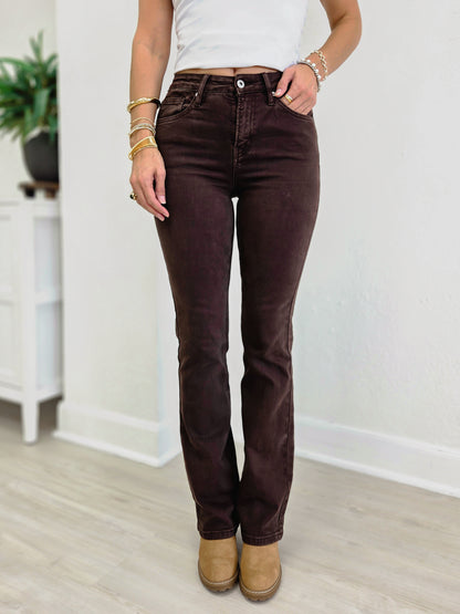 Mica Denim- Clinker High Rise Bootcut Jean