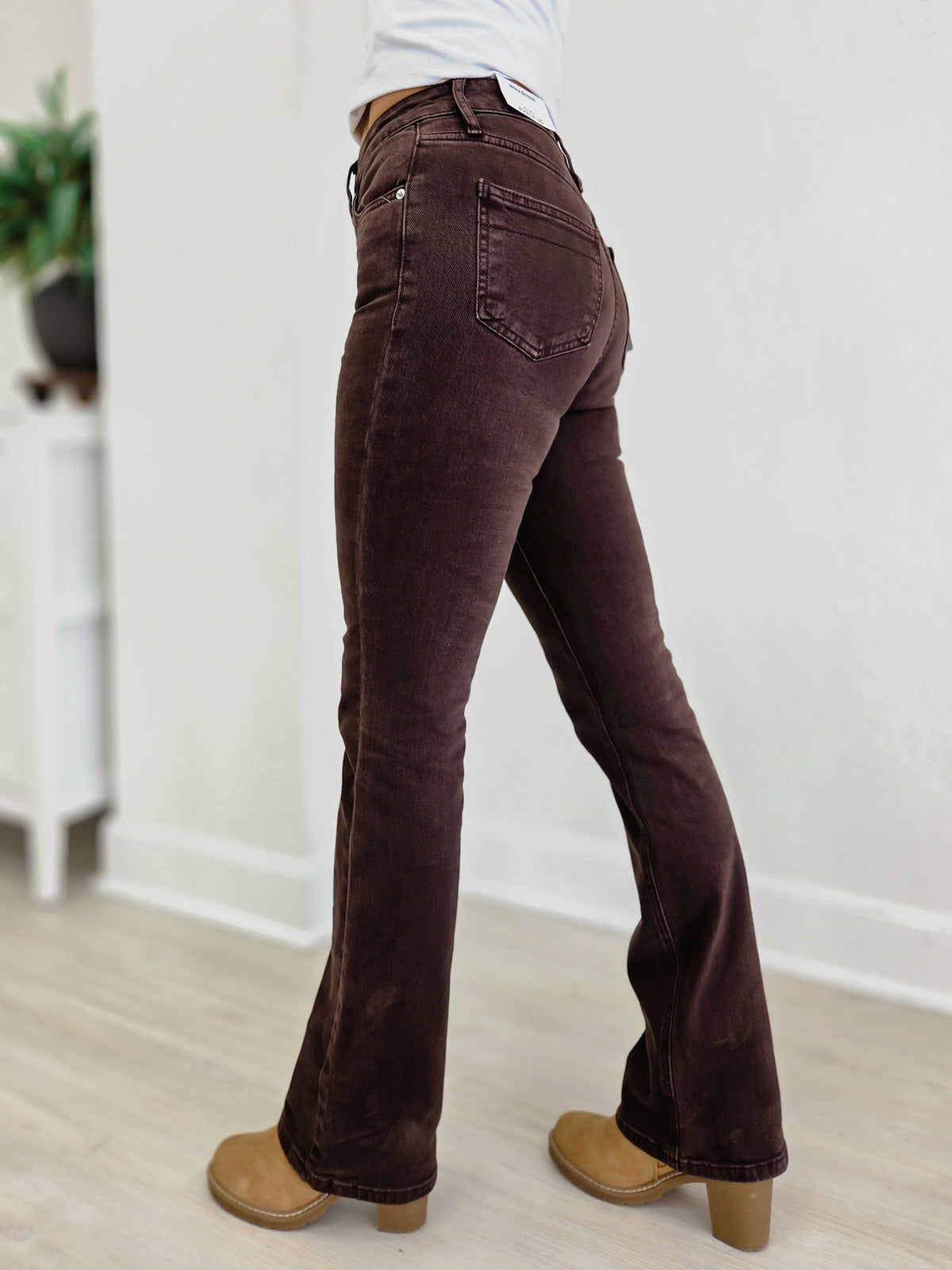 Mica Denim- Clinker High Rise Bootcut Jean