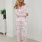 Pink Mahjong Christmas Pajama Set