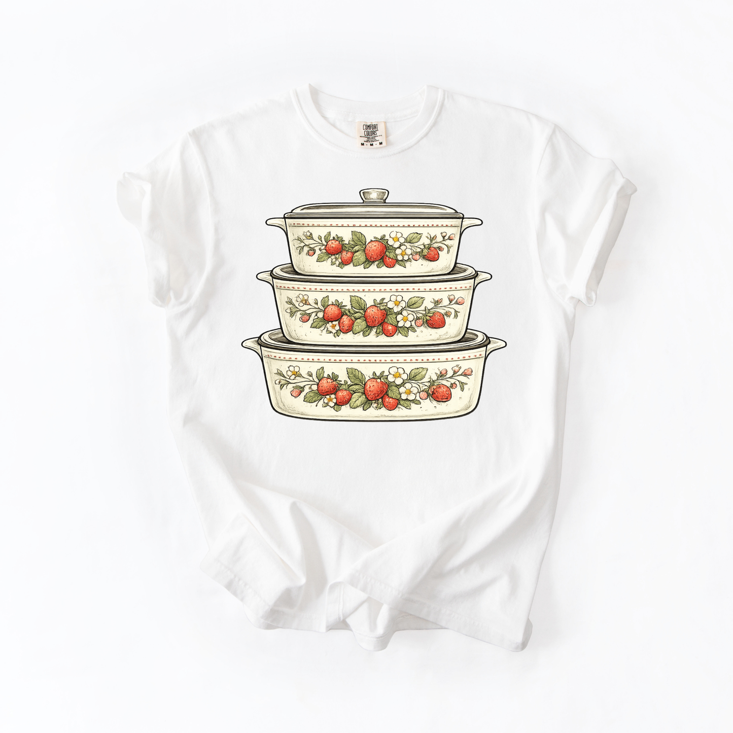 Strawberry Cookware Graphic Tee