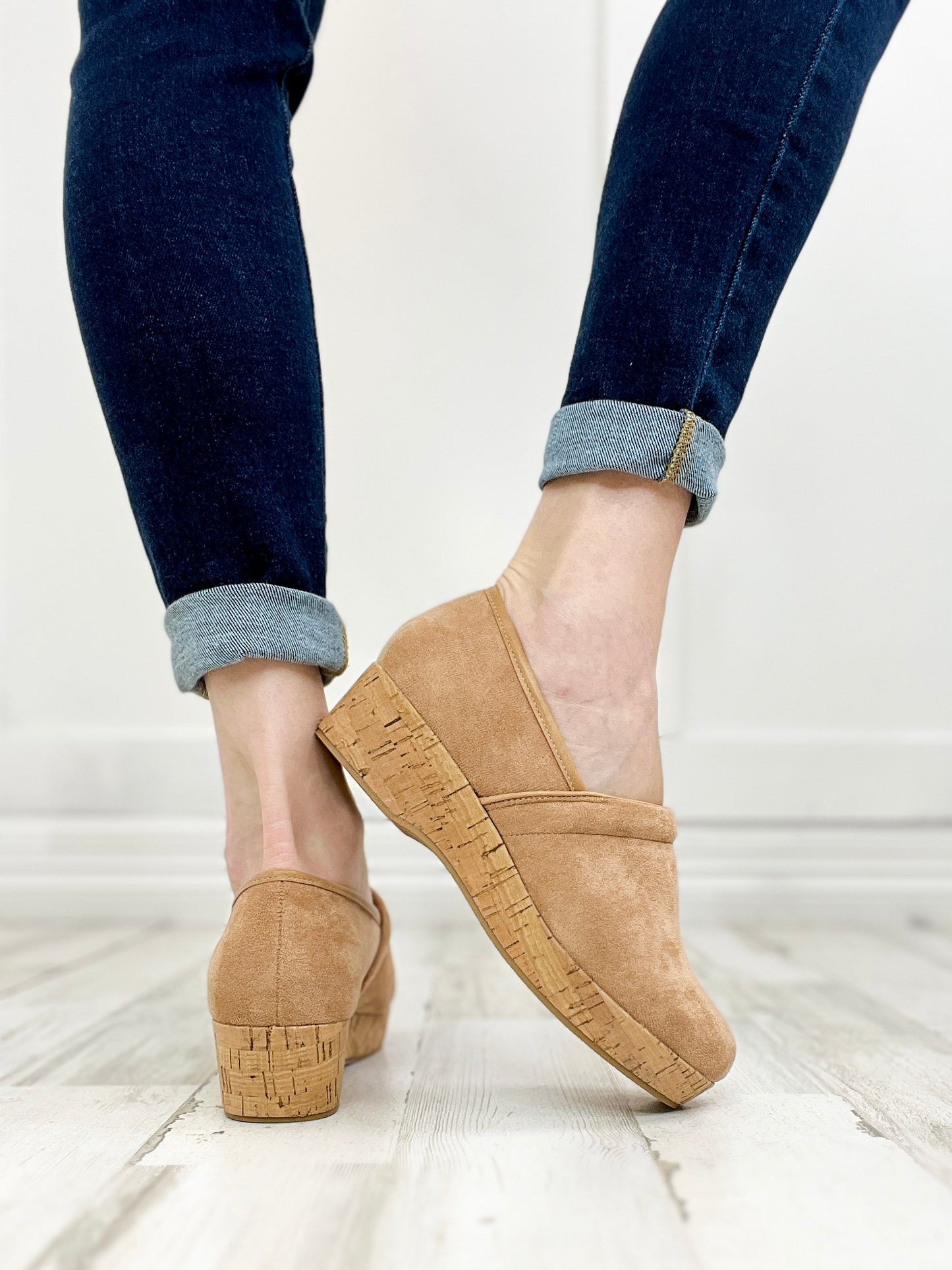 Corkys All Day Loafers in Camel Faux Suede