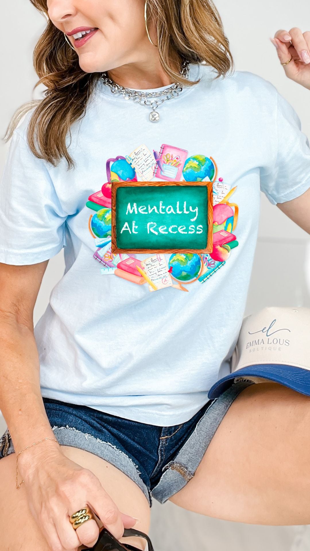 Mentally At Recess Graphic Tee