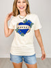 Tattoo Heart Custom Mascot Game Day Graphic Tee