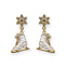 Christmas Ice Skates Dangle Earring