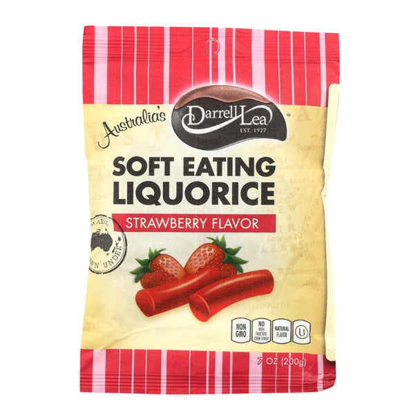 Darrell Soft Eating Liquorice - Strawberry