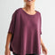 Elbow Length Dolman Sleeves Boatneck Top - GROUP A