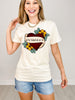 Tattoo Heart Custom Mascot Game Day Graphic Tee