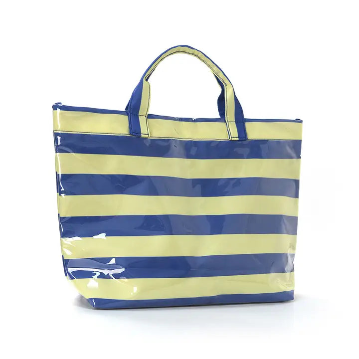 MKS America- Medium Waterproof Color Block Tote Bag