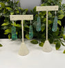 Natural Chrysocolla Drop Earrings