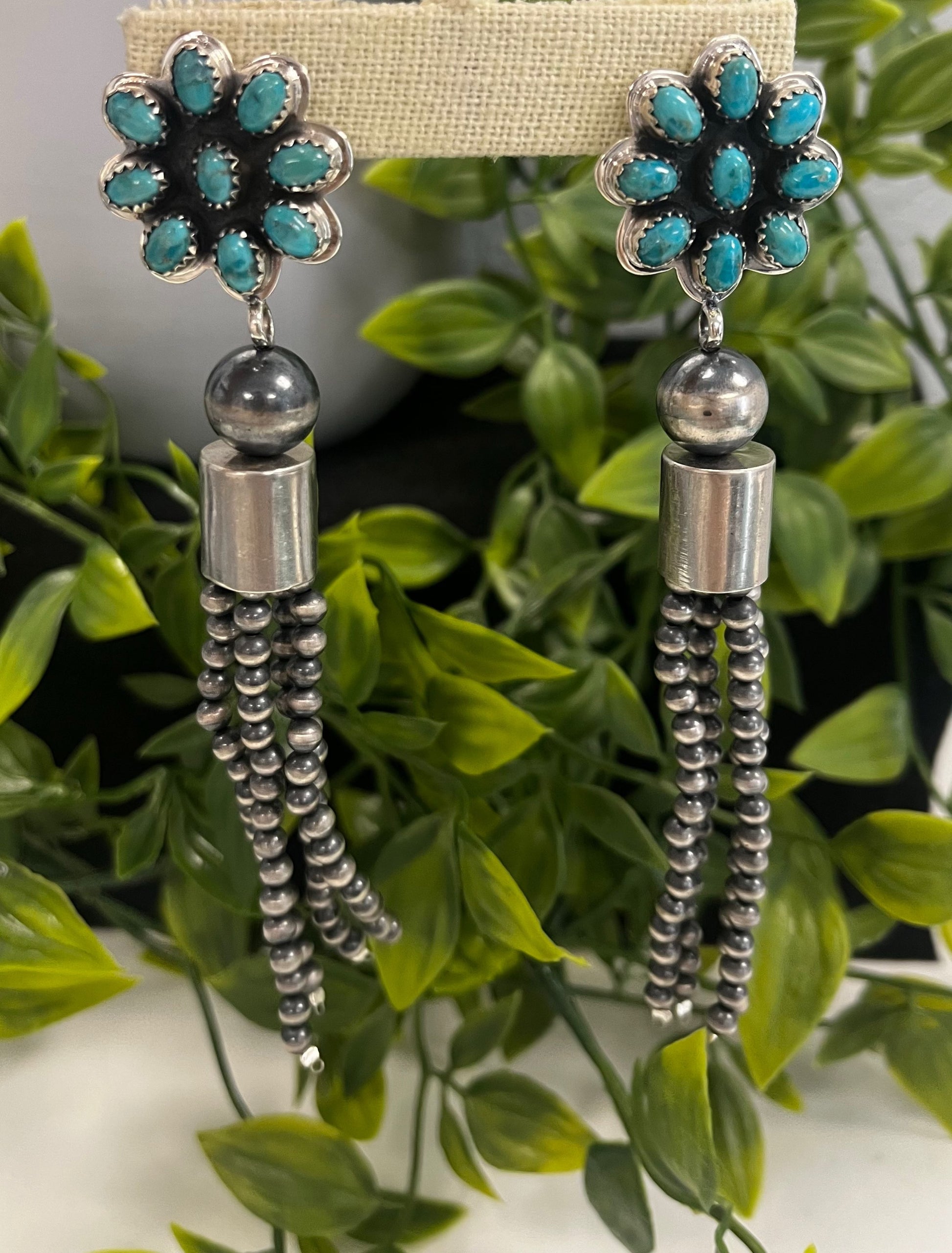 Mason Lee Turquoise Flower Earring