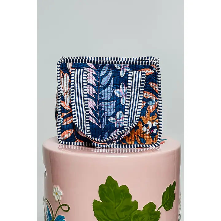 Essentials Mini Quilted Fabric Cube Bag