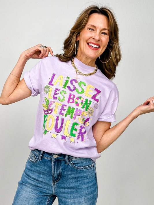 Laissez Bon Temp Rouler Graphic Tee