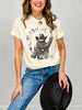 Dream Big Cowgirl Gold Foil Graphic Tee