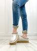 Corkys Pillow Talk Booties in Washed Silver Metallic