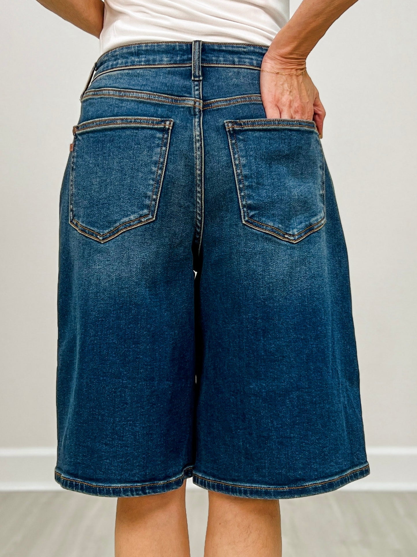 Judy Blue RETRO RIDE High Waist Denim Jorts