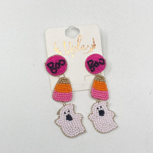 Boo Ghosty Dangle Earrings