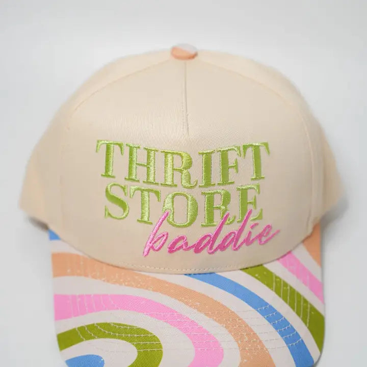 Thrift Store Baddie Canvas Cap