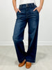 Judy Blue HEADLINER Hi-Rise Wide Leg Double Button Trouser Jeans